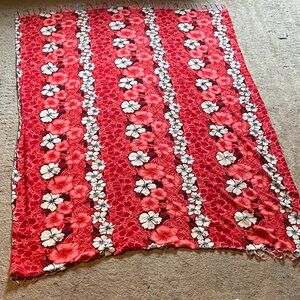 Red Floral Sarong
